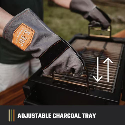 Rambler Portable Charcoal Grill with 218 Sq. In. Cooking Area in Black