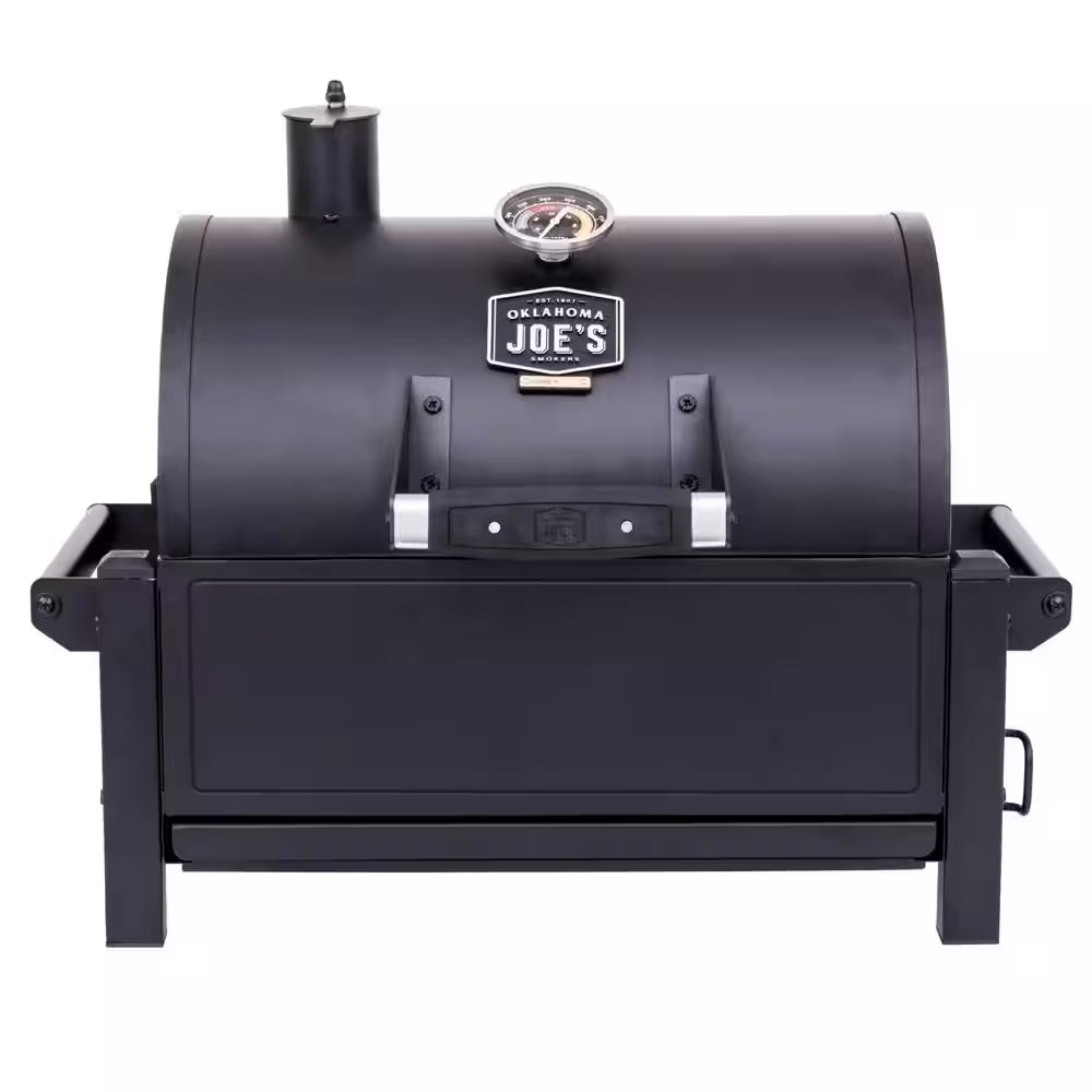 Rambler Portable Charcoal Grill with 218 Sq. In. Cooking Area in Black