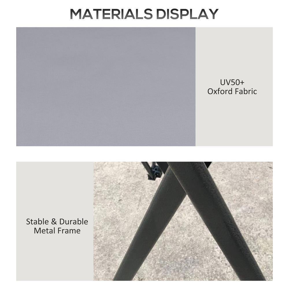 Steel Polyester Fabric 111.4 In. X 154.3 In. Arbors Light Gray
